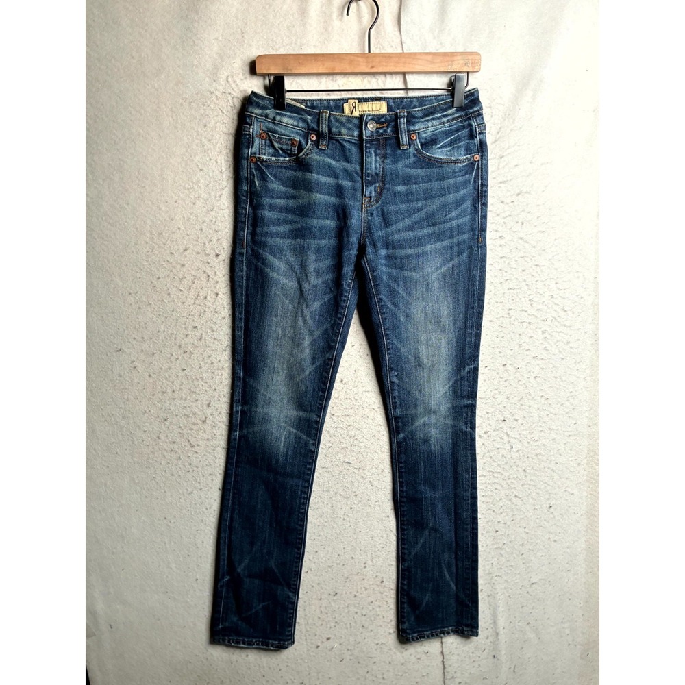 Remix by Rock Revival Skinny Jeans Womens 27 Blue Denim Cotton Stretch Low Rise